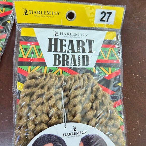 Crochet Braid Hair 7 Packs Kanekalon 12" Heart Braid Hair Extensions - Picture 10 of 13